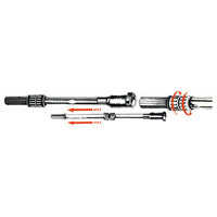 Telescopic extension rod for outboard engines