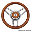 Blitz steering wheel w/matt teak outer ring