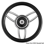 Blitz steering wheel w/carbon outer ring