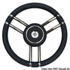 Apollo steering wheel SS+polyurethane Ø350mm black