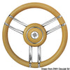 Apollo steering wheel SS+polyurethane Ø350mm ivory