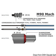 Steering cable M90 Mach 11'