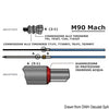 Steering cable M90 Mach 19'