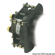 Flange f.hydraulic steering gear Ultraflex square