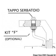 Kit F for hydraulic pump filling up and cleaning