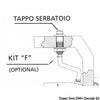 Kit F for hydraulic pump filling up and cleaning