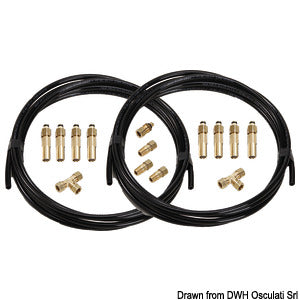 Autopilot kit for application to steering systems 45.273.00/01/03