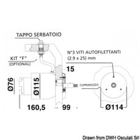Rear dashboard pump UP45-IR