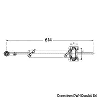 Hydraulic clyinder for inboard engine UC 168-I