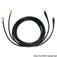 Twin flexible pipes 9 m