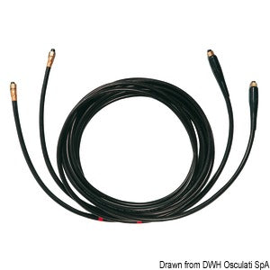 Twin flexible pipes 6.5 m