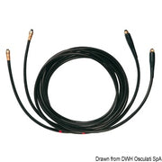Twin flexible pipes 4.5 m