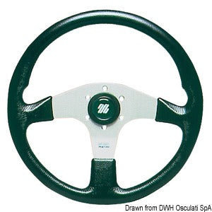 ULTRAFLEX Corsica steering wheel black 350 mm