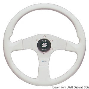 ULTRAFLEX Corsica steering wheel white 350 mm