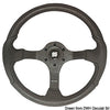 ULTRAFLEX Nisida/Spargi steering wheel black 350mm