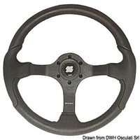 ULTRAFLEX Nisida/Spargi steering wheel black 350mm