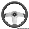 ULTRAFLEX Pianosa wheel black 350mm chrom. spokes
