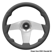 ULTRAFLEX Pianosa wheel black 350mm chrom. spokes