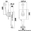 Single lever mechanical control B400