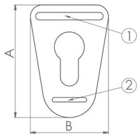 Fastening buckle for Mickey system