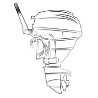 Outboard motor cover 55x33x45 cm 300D