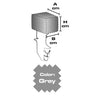 Outboard motor cover 48x27x35 cm 300D
