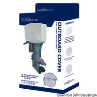 Oceansouth grey cover 60-100HP 2/4-stroke outboard