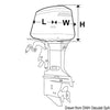 Oceansouth grey cover 60-100HP 2/4-stroke outboard