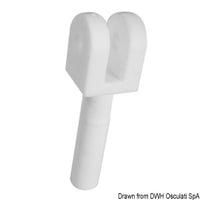 Spare rowlock for nylon white bimini tops