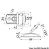 Plate/buckle for tapes