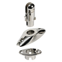 External snap base for biminis 90 x 40 mm