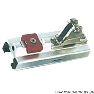 Fixed fork bracket for rail  25x4 mm