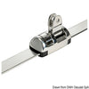 High-resistance traveller AISI316 180° articulated