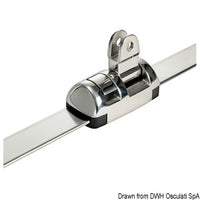 High-resistance traveller AISI316 180° articulated