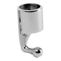 90° cap AISI316 for 25-mm pipe mounting