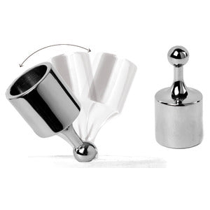 Straight cap AISI316 for 25-mm pipe mounting