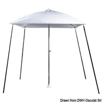 PARASOL folding sun umbrella f.boat white
