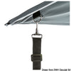 PARASOL folding sun umbrella f.boat white