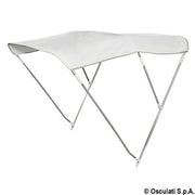 3-arc foldable bimini Ø 22 mm 170/180 cm white