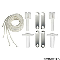 3-arc bimini high Ø 22 mm 220/230 cm white