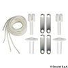 3-arc foldable bimini Ø 22 mm 185/195 cm white