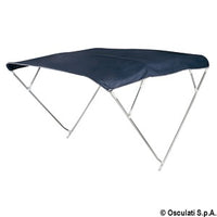 Bimini Depth 4-arc sunshade 205/215 cm white
