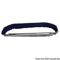 4-arc bimini high AISI316 240/250 cm blue navy