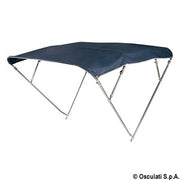 4-arc bimini high AISI316 240/250 cm blue navy