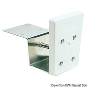 Auxiliary outboard engine bracket for stern mounting, reduced fit model