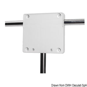 Outboard stowage bracket - pushpit mounting