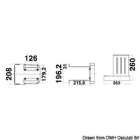 Heavy Duty engine support for wall mounting