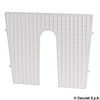 Stern protection plate white 430x350 mm