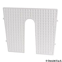 Stern protection plate white 430x350 mm