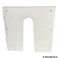 Stern protection plate white 420x340 mm